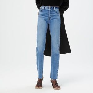 Zara High rise straight jeans size 6